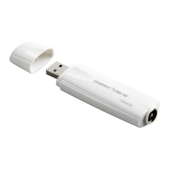 TerraTec Cinergy T USB XE Quick Setup Manual