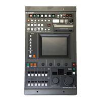 Sony MSU-750 Operation Manual