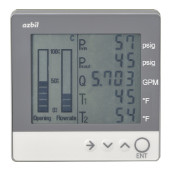 Azbil QY5010S1000 Specifications & Instructions