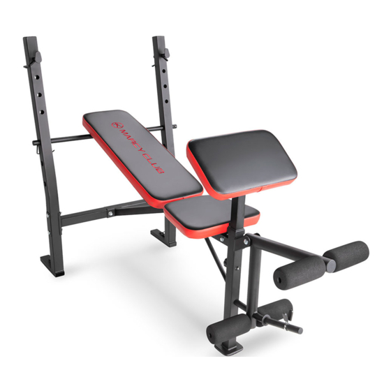 Marcy MKB-4873 Adjustable Weight Bench Manuals