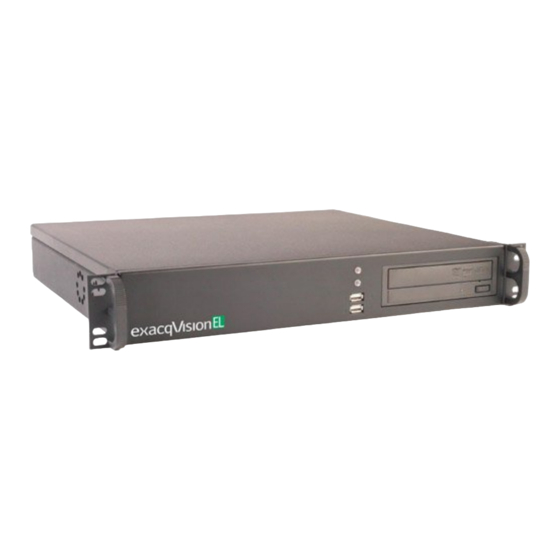 exacqVision EL-S Quick Start Manual