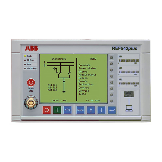 ABB REF 542plus Product Manual