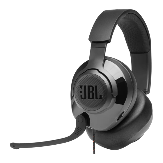 Harman JBL QUANTUM 200 Quick Start Manual