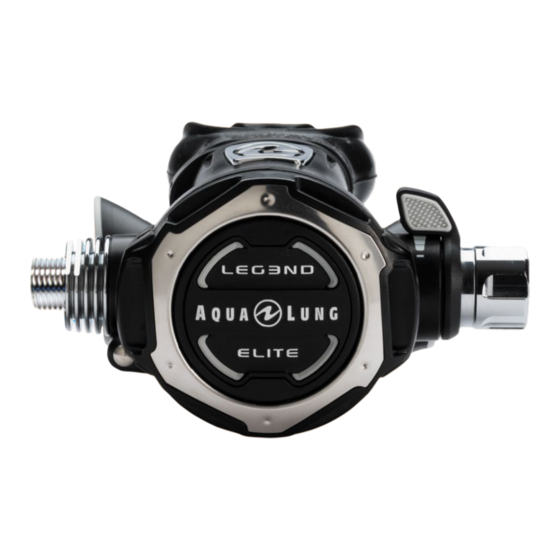 Aqua Lung LEG3ND ELITE SECOND STAGE Technical Maintenance Manual