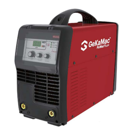 GeKaMac PoWer Plus+ ARC 320 Instruction Manual