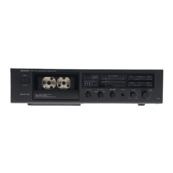 Denon DR-M07 Service Manual