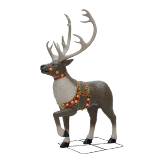 Home Accents Holiday 8.5 FT GIANT-SIZED LED TOWERING REINDEER Use And Care Manual