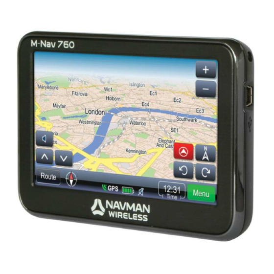 Navman M-Nav 760 User Manual