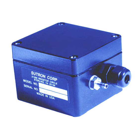 Sutron ACCUBAR 5600-0120-2 Operation & Maintenance Manual