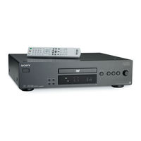 Sony DVP-NS3100ES - Es Dvd/sa-cd Player Operating Instructions Manual