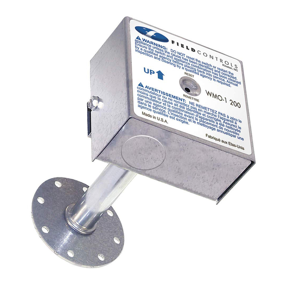 Field Controls WMO-1 Manual