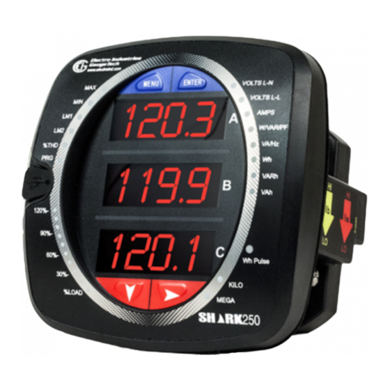 Electro Industries/GaugeTech Shark 250 Quick Start Manual
