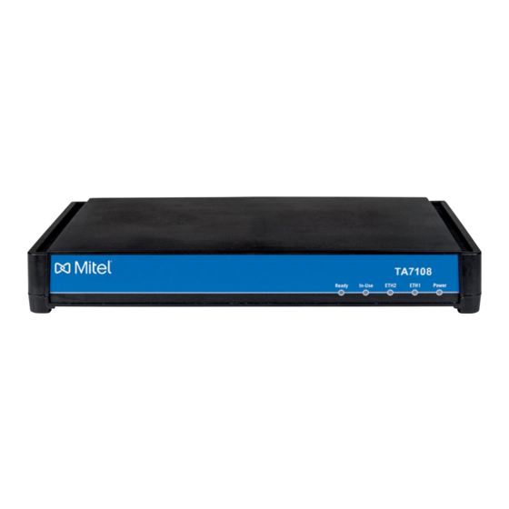Mitel TA7100 Configuration