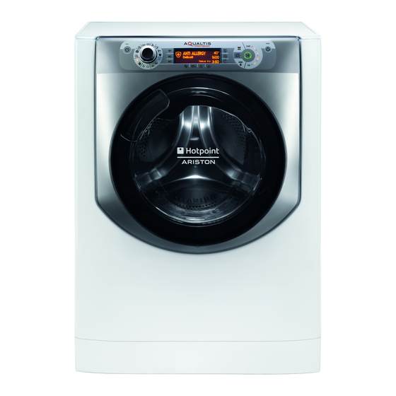 Hotpoint AQUALTIS AQ114D 69D Instructions For Installation And Use Manual