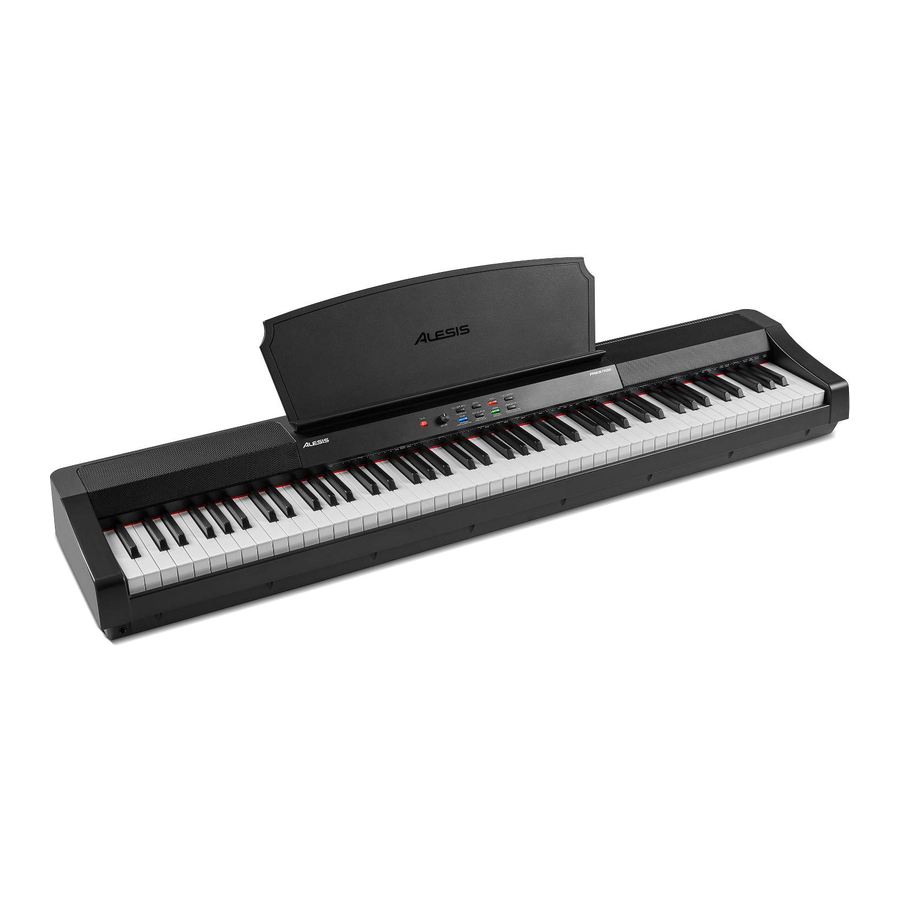 Alesis Prestige - Digital Piano Manual