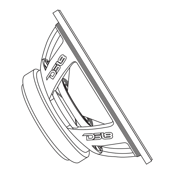 DS18 PRO-FU10.8 Owner's Manual