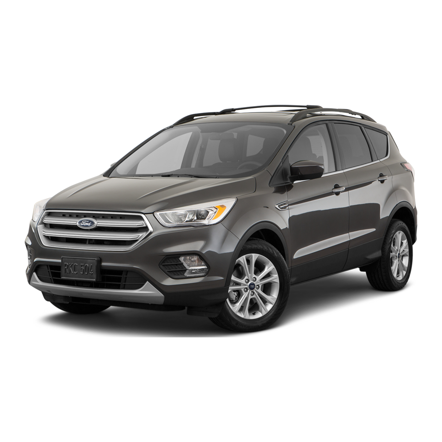 Ford Escape 2018 Manual