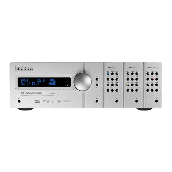 Lexicon MC-12 - REV 2 User Manual
