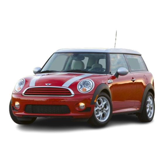 Mini  CLUBMAN Owner's Manual