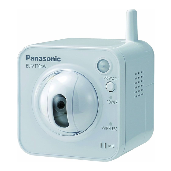 Panasonic BL-VT164W Installation Manual