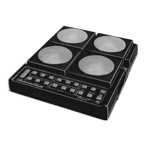 Mattel Synsonics 5281 Analog Drum Set Manuals