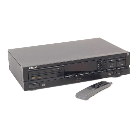 Philips CD 608 User Manual