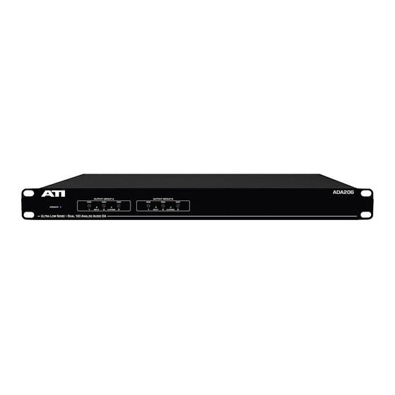 ATI Technologies ADA206XLR Operating And Maintenance Manual