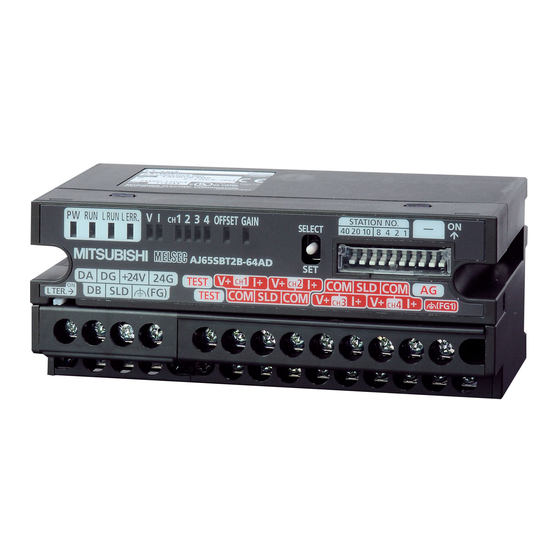 Mitsubishi AJ65SBT2B-64AD User Manual