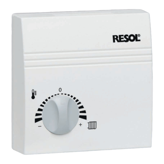 Resol RTA12 Manual