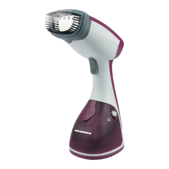 User Manuals: Heinner HGS-1100PP Clothes Steamer