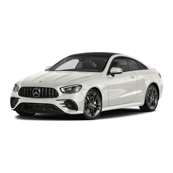 Mercedes-Benz E-Class Coupe 2022 Operator's Manual