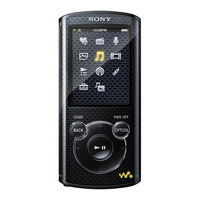 Sony MP3 Player User Manual