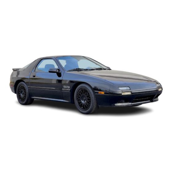 Mazda RX-7 1989 Owner's Manual