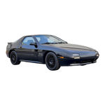 Mazda RX-7 1989 Owner's Manual