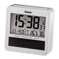 Hama Alarm Clock Operating	 Instruction