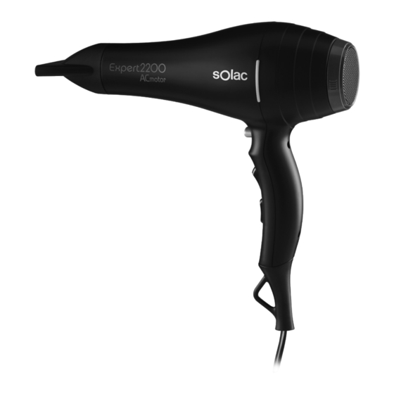 SOLAC SP7151 Instructions For Use Manual