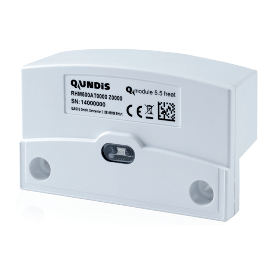 QUNDIS Q module 5.5 heat Mounting And Installation Instructions Manual