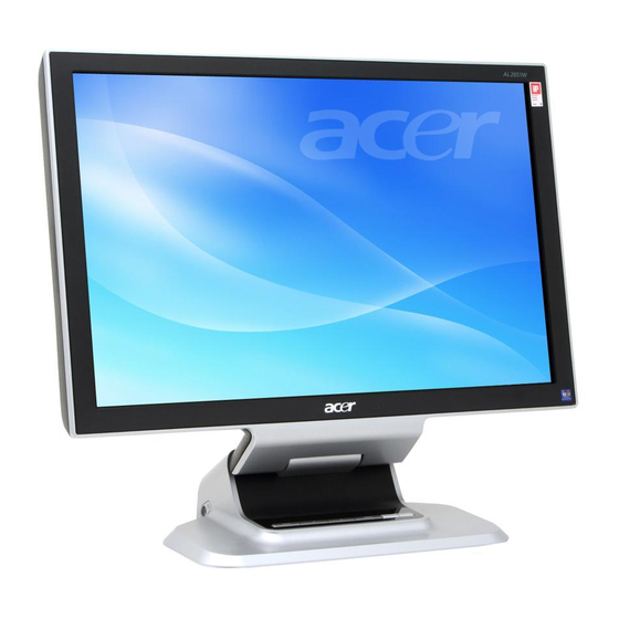 Acer AL2051 Owner's Manual