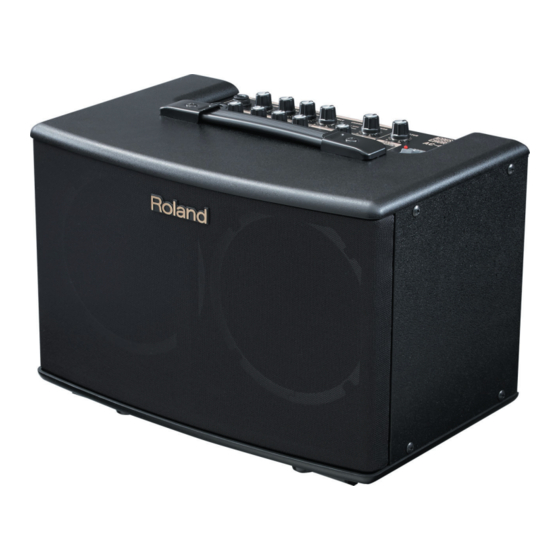 Roland AC-40 Service Notes