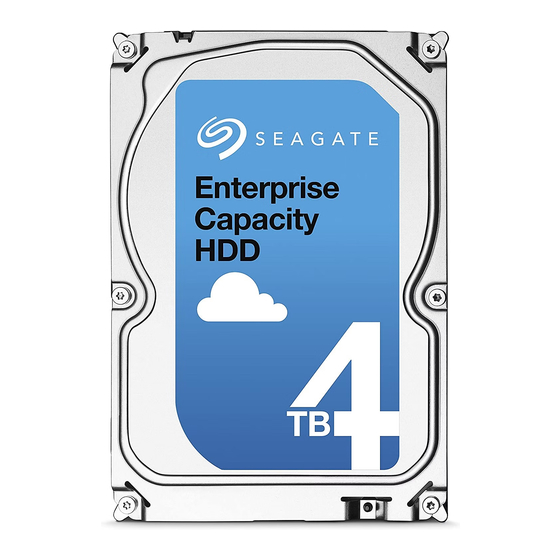 Seagate Constellation ES.3 ST4000NM0033 Manuals