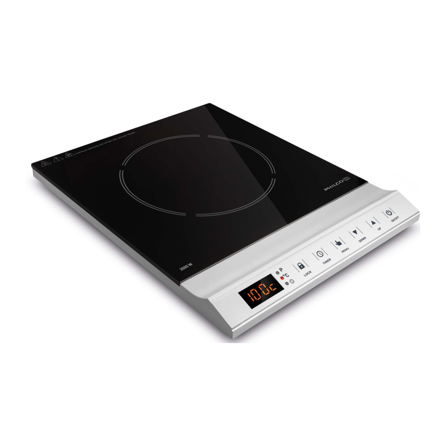 Philco PHCP 1620 - Induction Cooker Manual