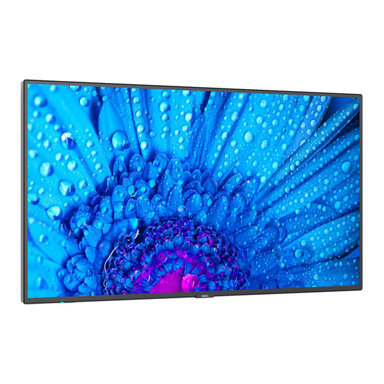 NEC MultiSync M491 User Manual