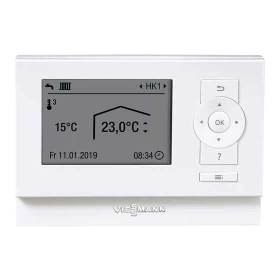 Viessmann VITOTROL 200-E Installation And Service Instructions Manual