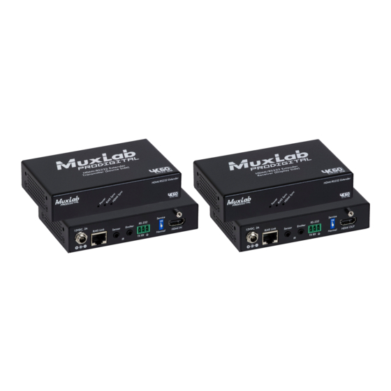 MuxLab 500459-100 Quick Installation Manual