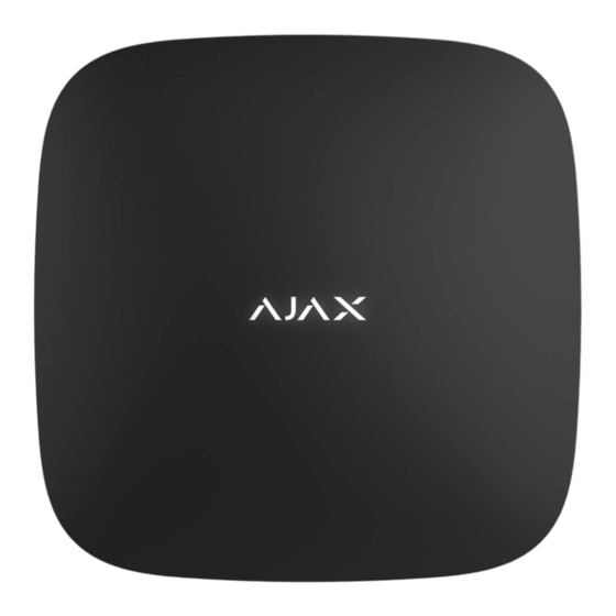 AJAX Jeweller Hub 2 Plus Manual