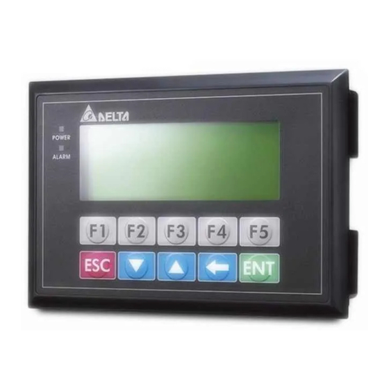Delta TP04G-AL Instruction Sheet