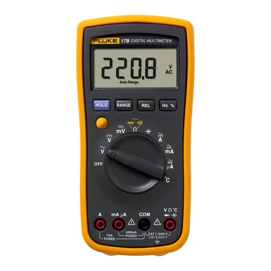 Fluke 17B User Manual