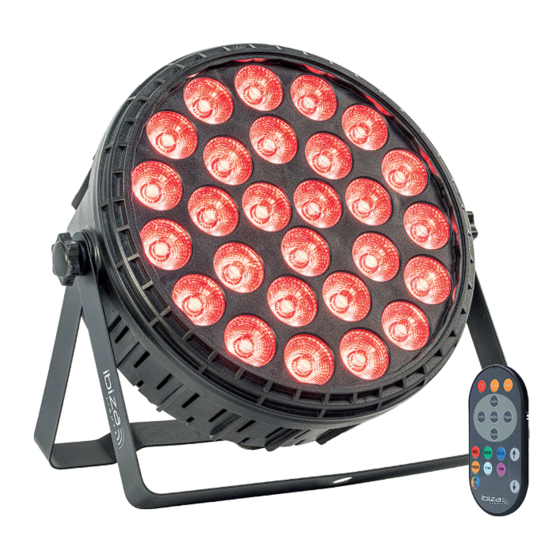 Ibiza BIGPAR-27RGBW User Manual
