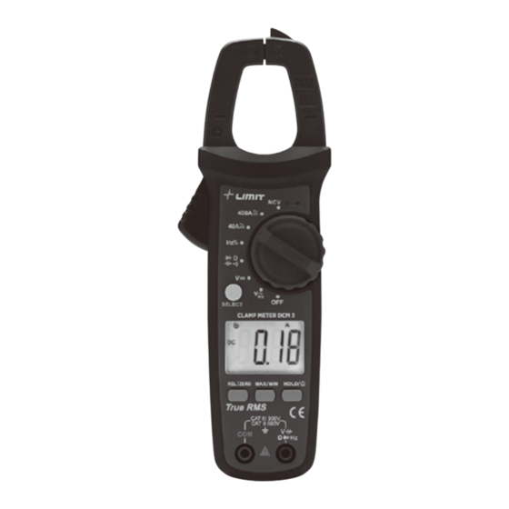 LIMIT DCM 3 Operating Manual