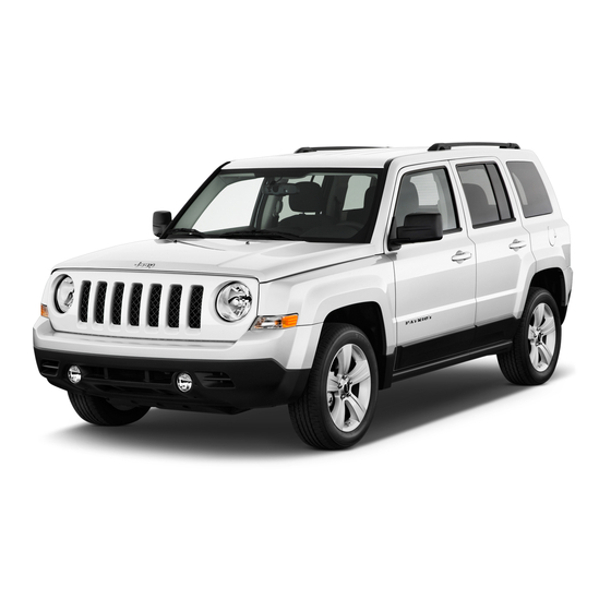 Jeep Patriot 2013 User Manual